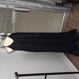 H&M Size XS Black Spaghetti Strap Full Length Jumpsuit